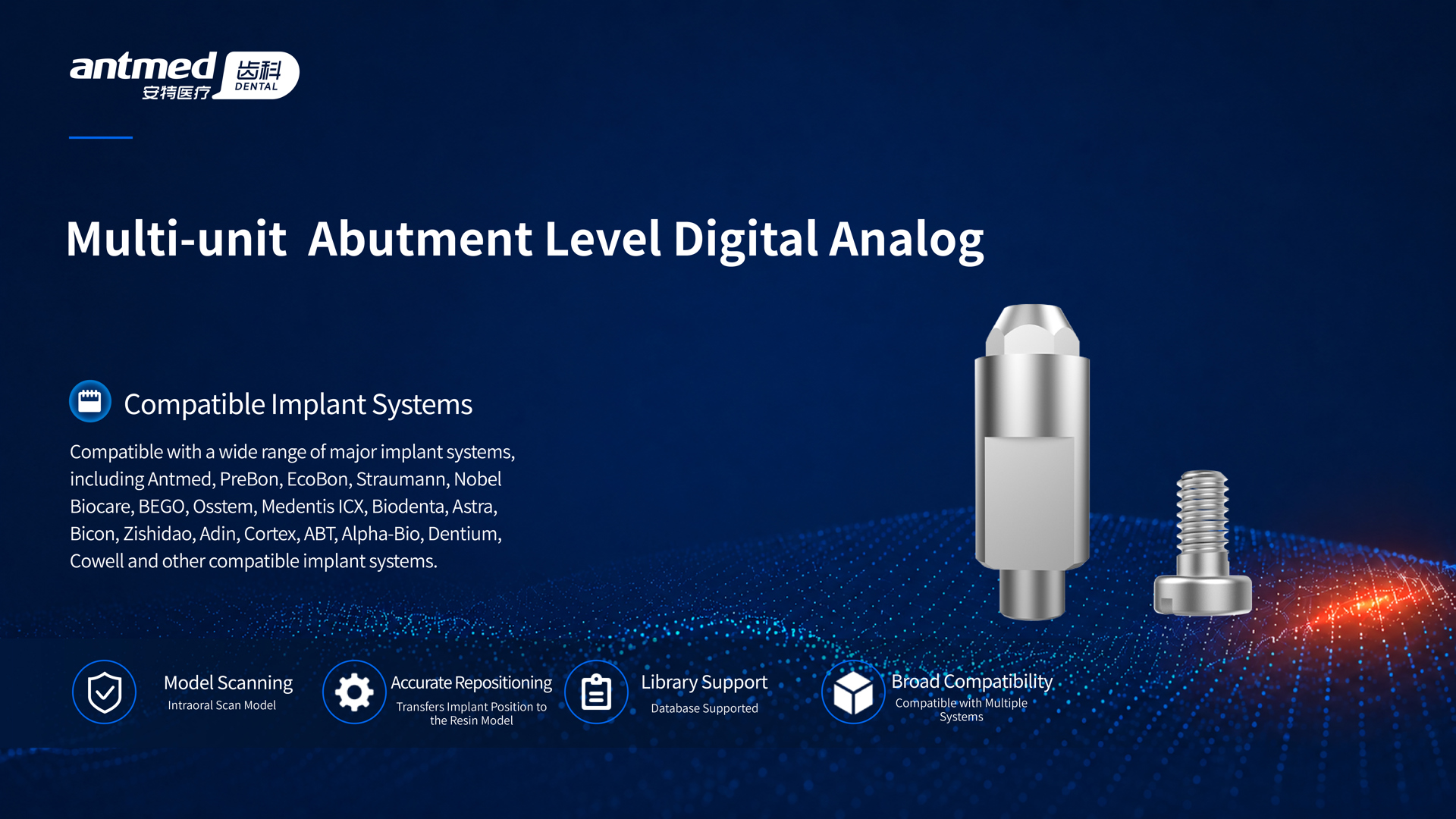 Multi-unit  Abutment Level Digital Analog