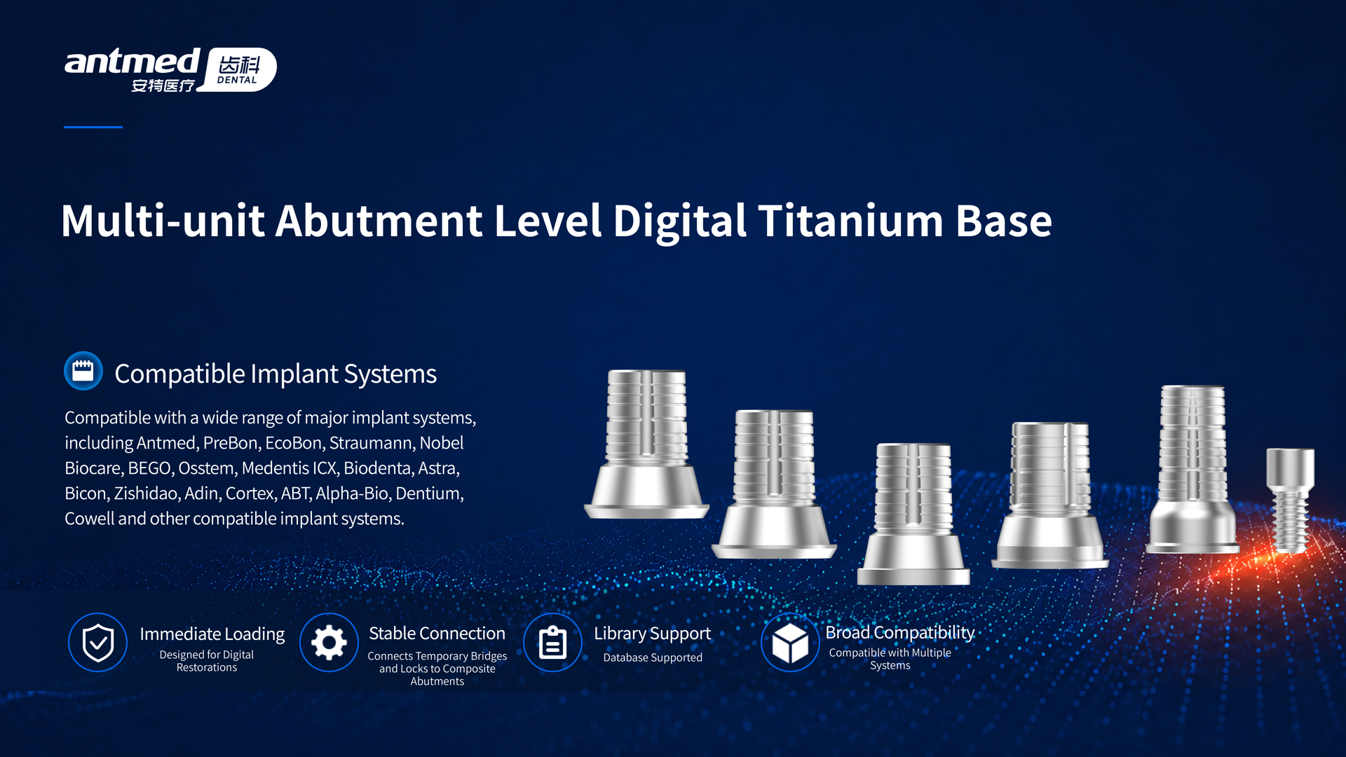 Multi-unit Abutment Level Digital Titanium Base