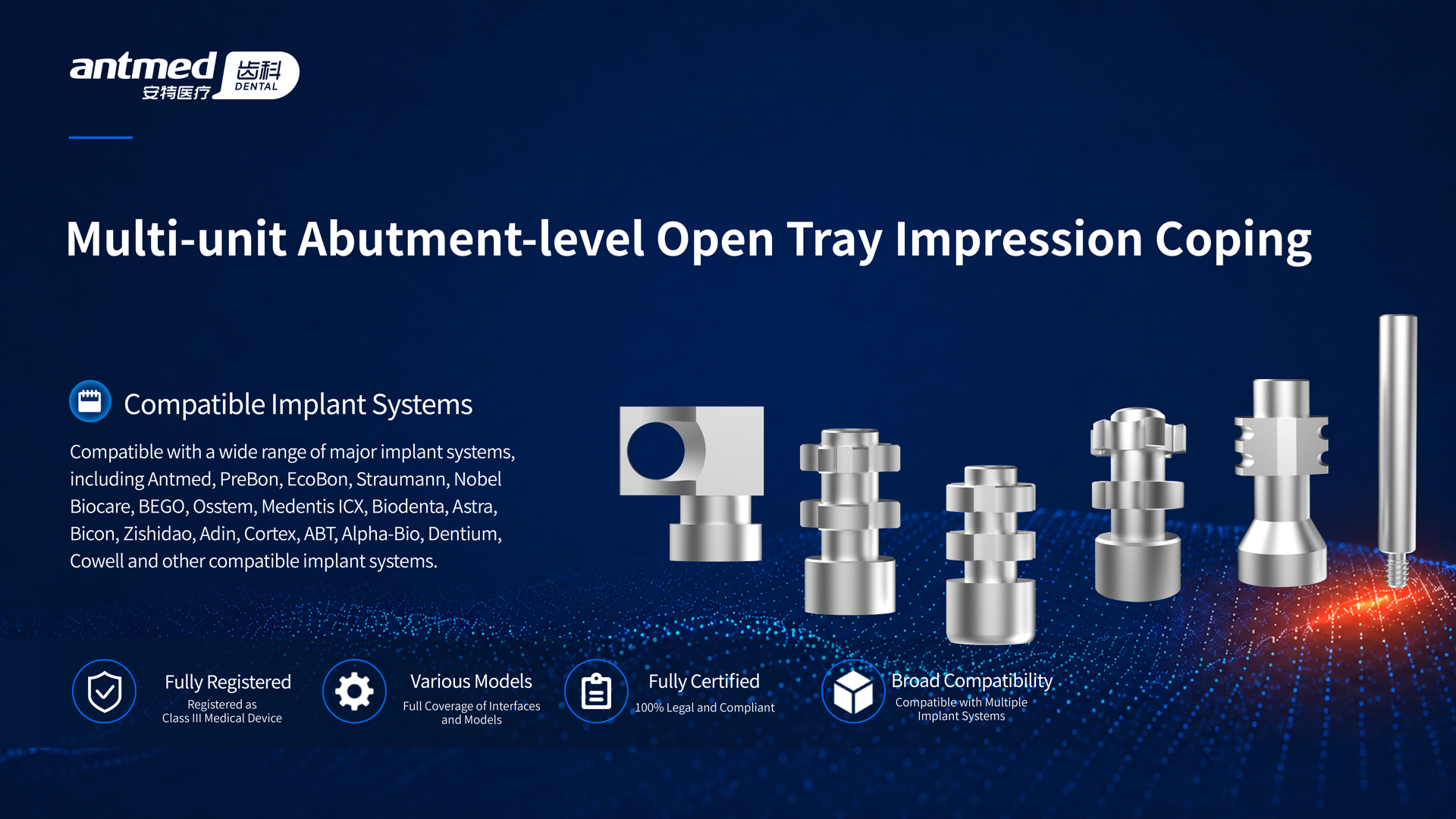 Multi-unit Abutment-level Open Tray Impression Coping