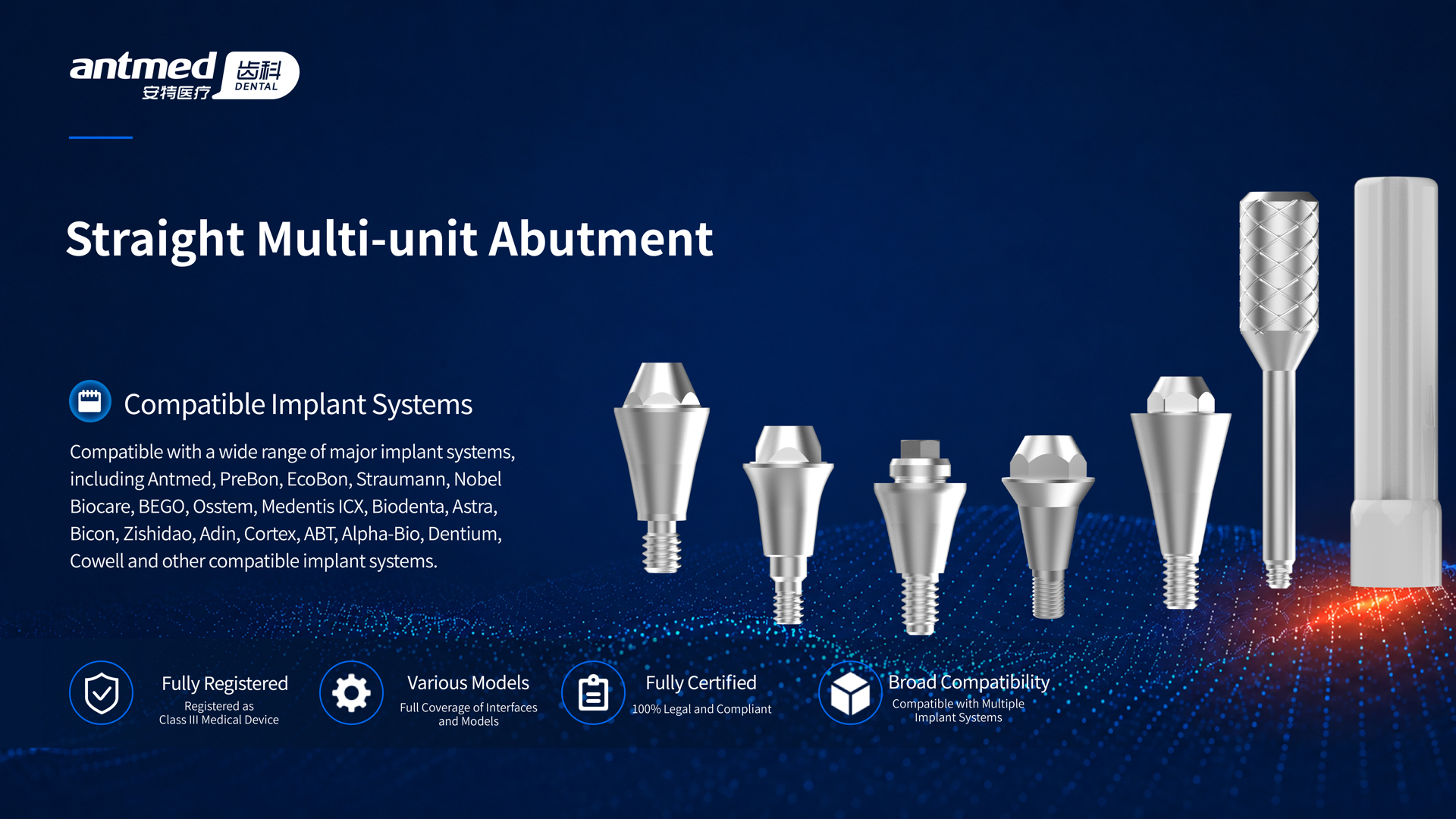 Straight Multi-unit Abutment